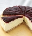 Baked blueberry cheesecake